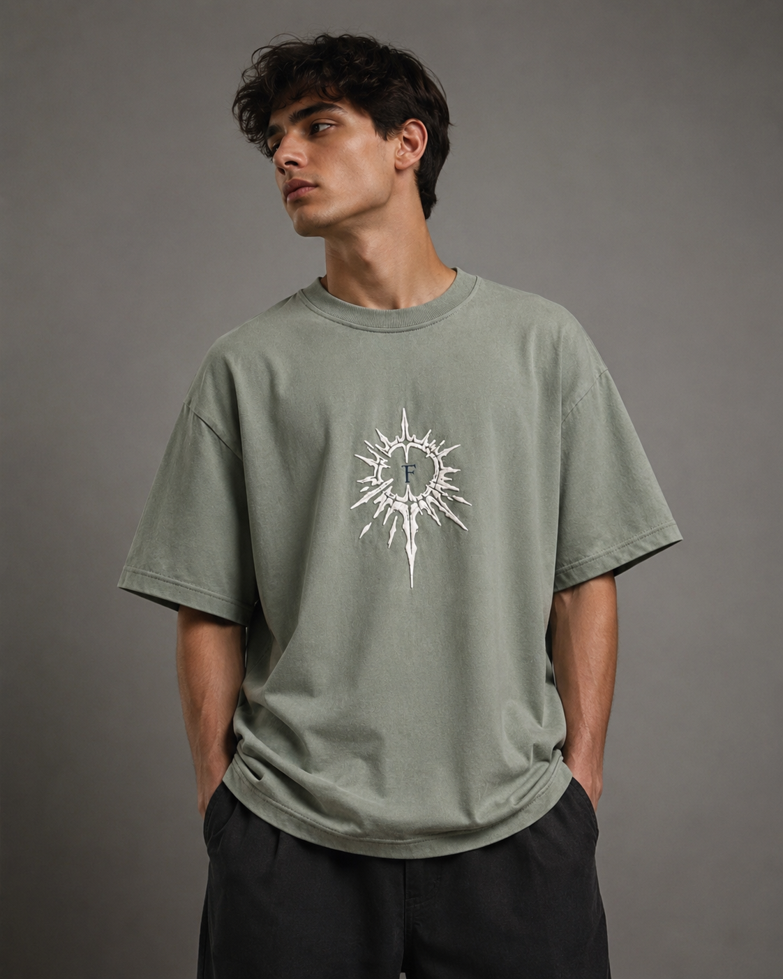 Eternal Wings Sage Green T-shirt