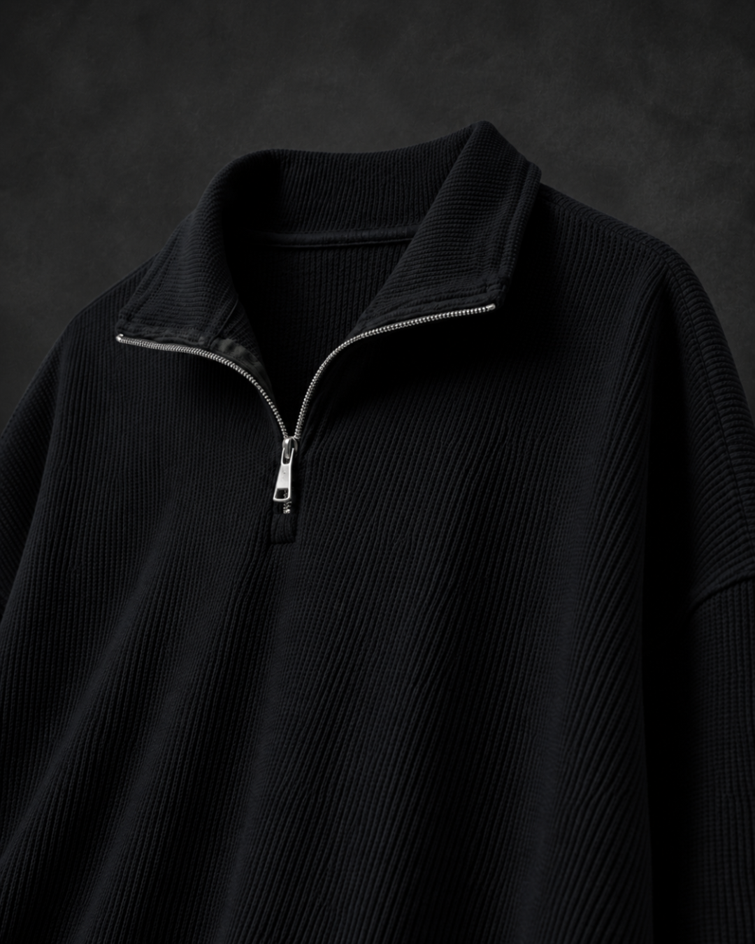 Midnight Waffle Quarter Zip